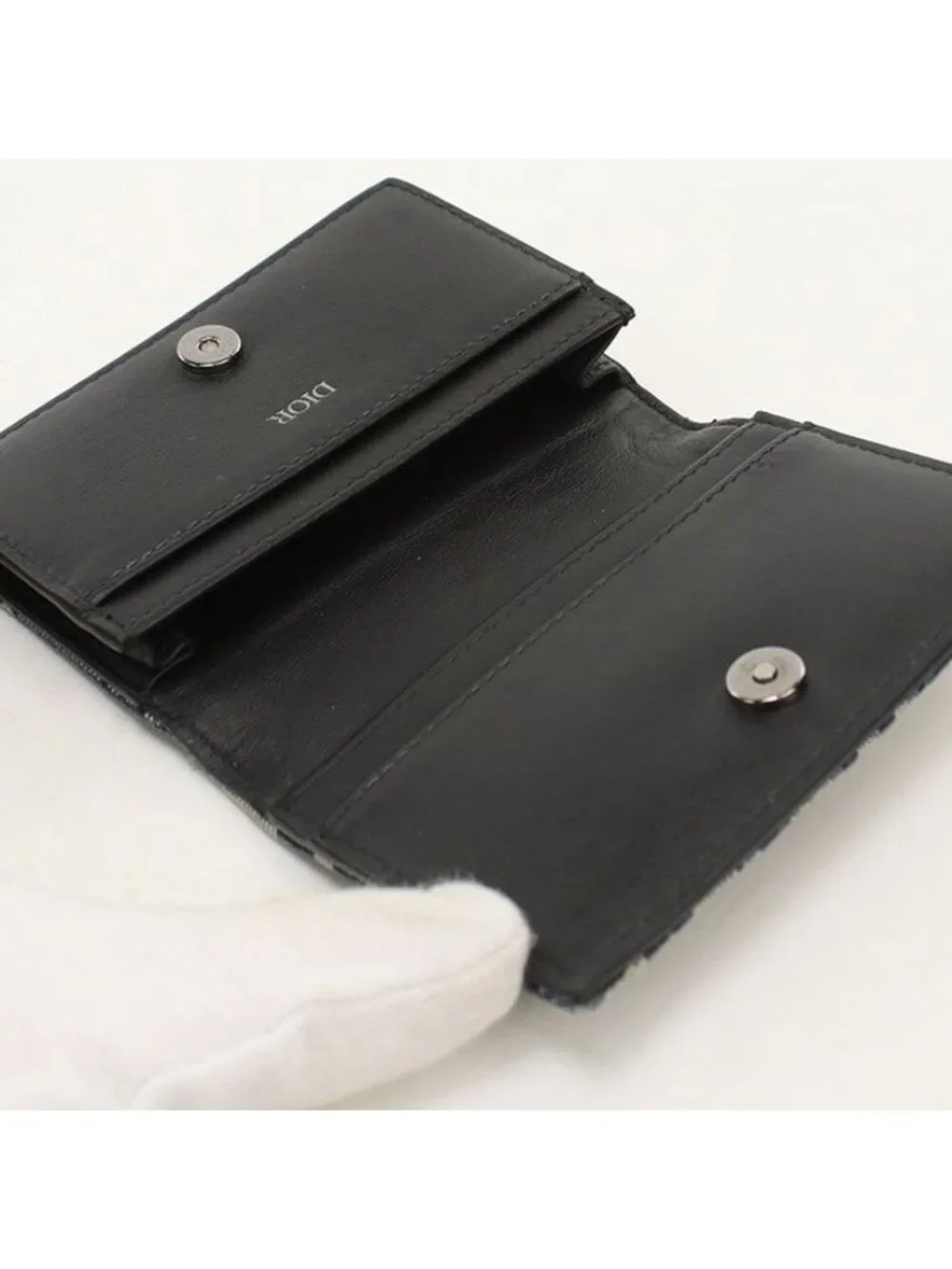 Dior Business Card Case Dior Oblique Jacquard